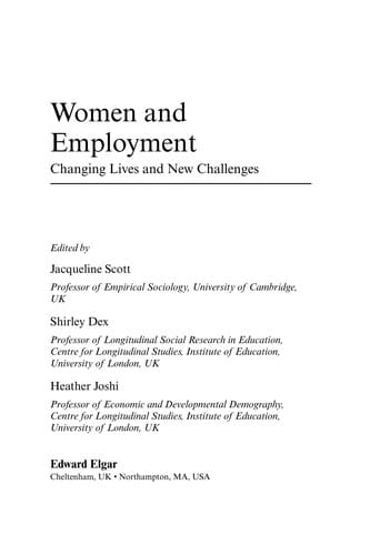 Women and employment