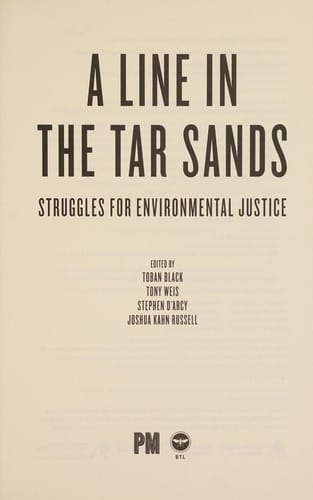 A line in the tar sands