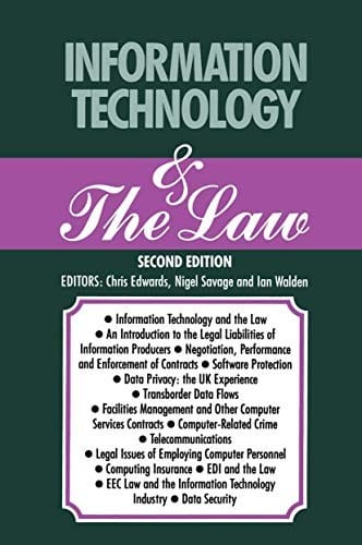 Information technology & the law