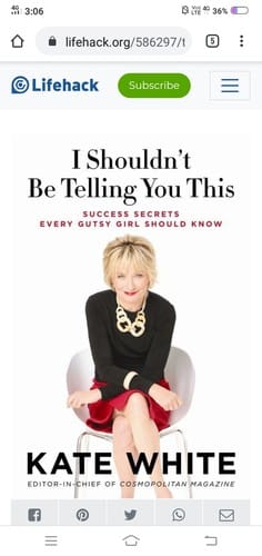 I shouldn't be telling you this