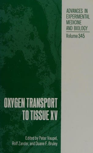 Oxygen transport to tissue XV