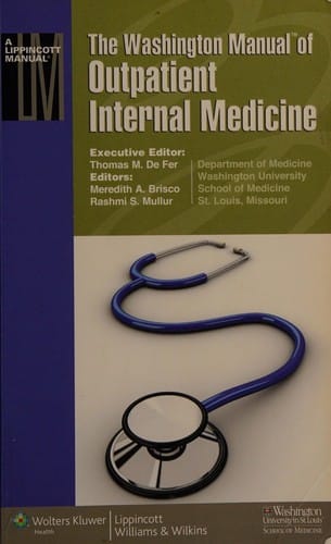 The Washington manual of outpatient internal medicine