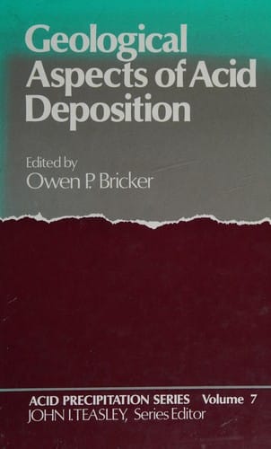Geological aspects of acid deposition