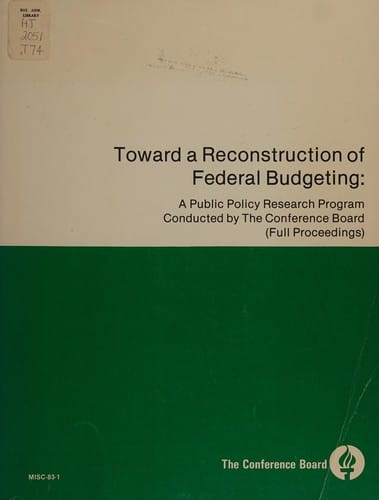 Toward a reconstruction of federal budgeting