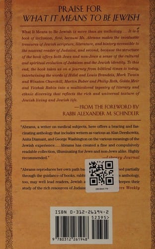 What it means to be Jewish