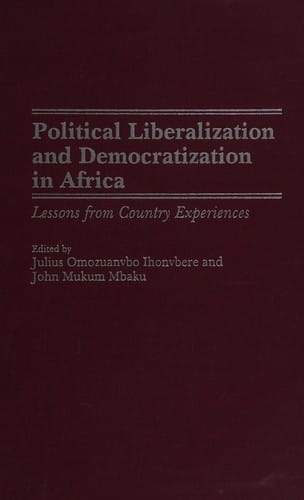 Political liberalization and democratization in Africa