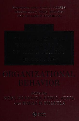 The Blackwell encyclopedia of management