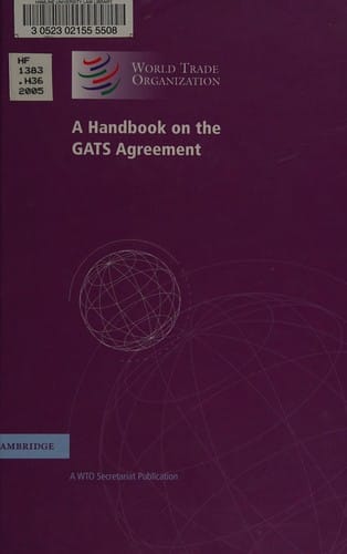 A handbook on the GATS agreement