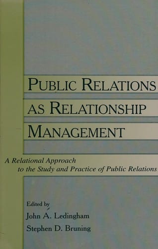 Public relations as relationship management