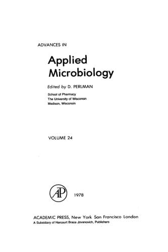 Advances in Applied Microbiology, 24