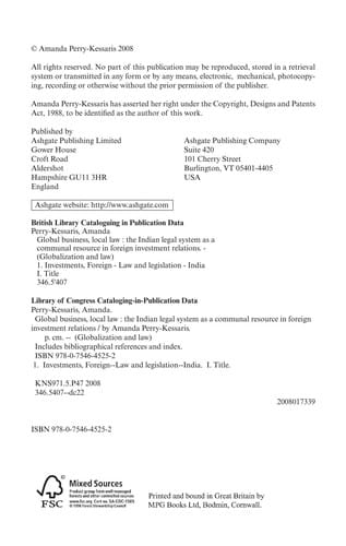 Global business, local law