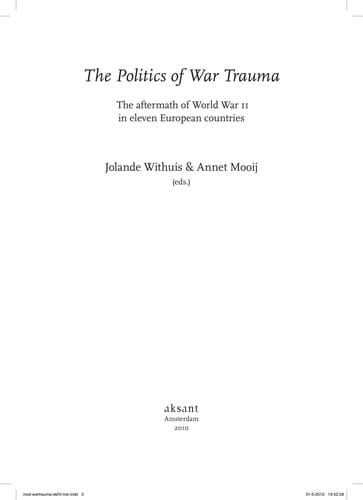 The politics of war trauma