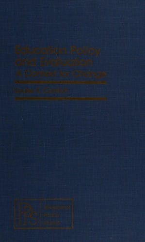 Education policy and evaluation