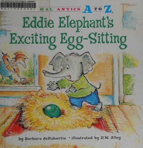 Eddie Elephant's exciting egg-sitting