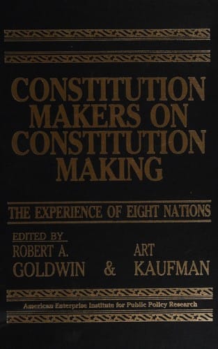 Constitution makers on constitution making