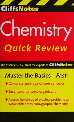 Cliffsnotes chemistry quick review