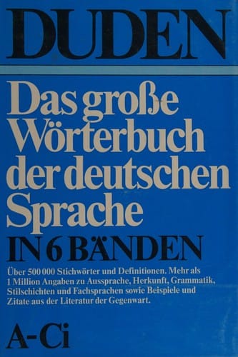 Das Grosse Wörterbuch der deutschen Sprache in 6 Bänden