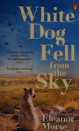 White dog fell from the sky