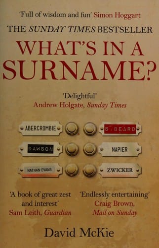 What's in a surname?