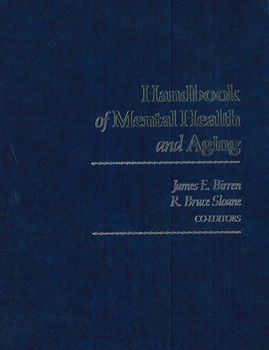 Handbook of mental health and aging
