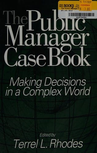 The public manager case book
