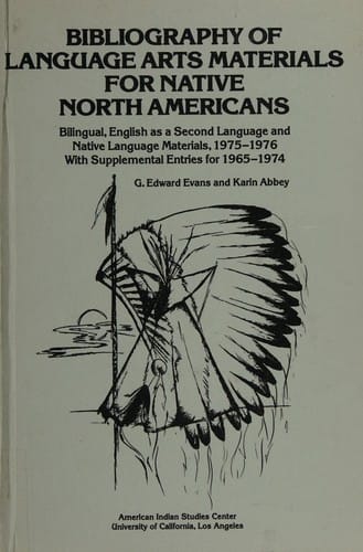 Bibliography of language arts materials for native North Americans