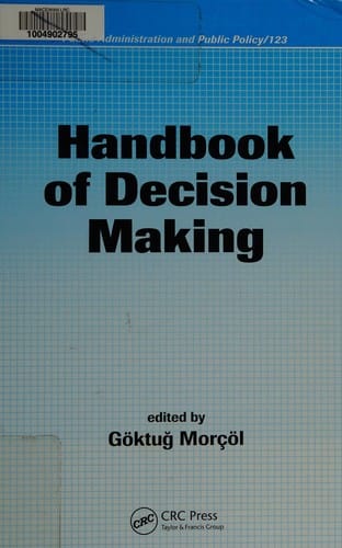 Handbook of decision making