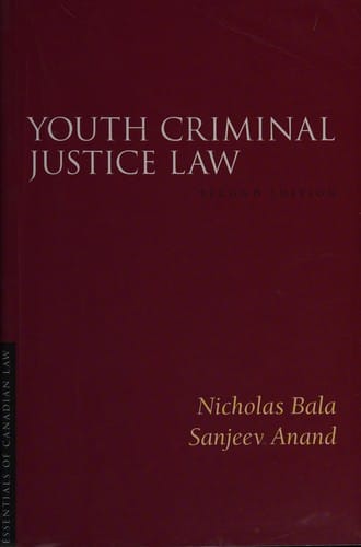 Youth criminal justice law