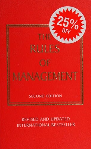 The rules of management