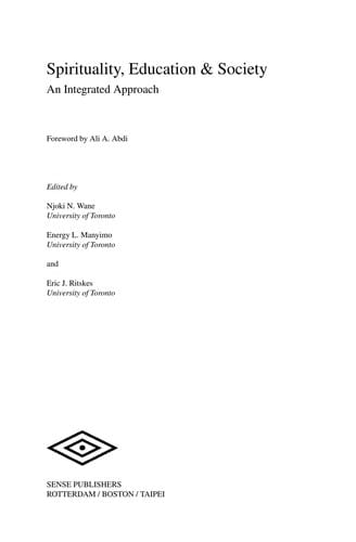 Spirituality, education & society