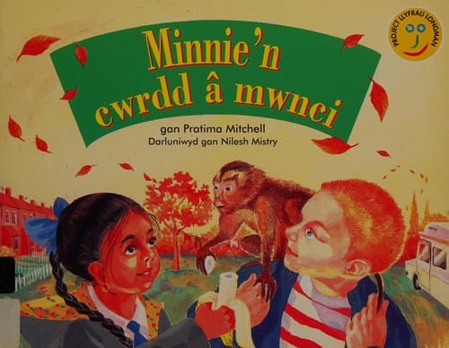 Minnie'n cwrdd â mwnci