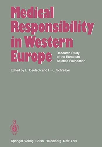 Medical responsibility in Western Europe