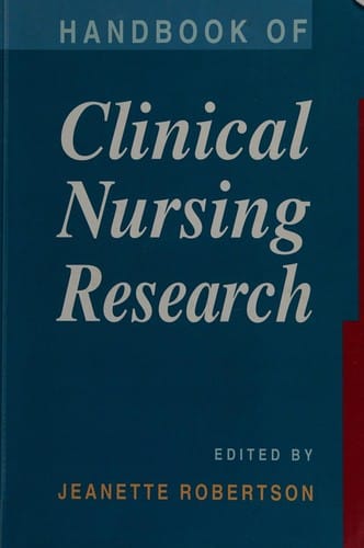 Handbook of clinical nursing research