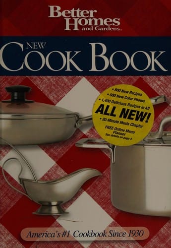 Better homes and gardens new cook book