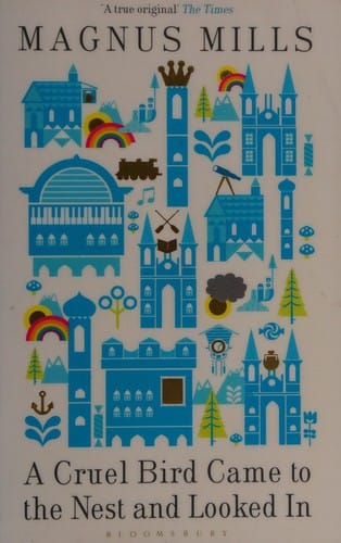 A cruel bird came to the nest and looked in