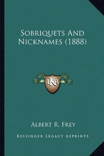 Sobriquets and nicknames