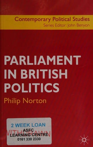 PARLIAMENT IN BRITISH POLITICS