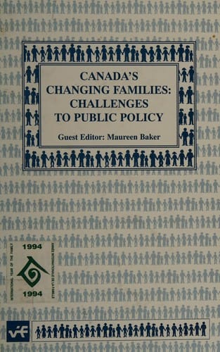 Canada's changing families