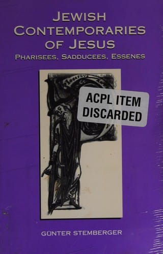 Jewish contemporaries of Jesus