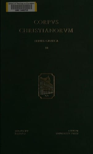 Eustratii Presbyteri Vita Eutychii Patriarchae Constantinoplitani