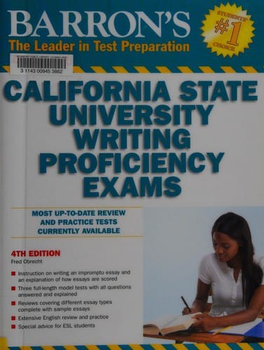 California State University writing proficiency exams (or the GWAR-graduation writing assessment requirement)