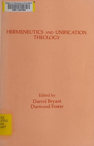 Hermeneutics and Unification theology