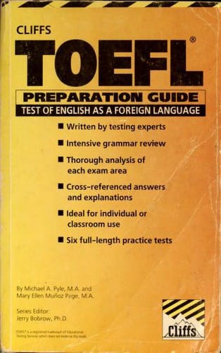 Cliff's TOEFL Preparation Guide