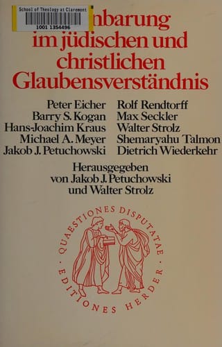 Offenbarung im jüdischen und christlichen Glaubensverständnis