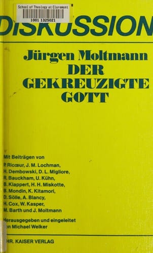 Diskussion über Jürgen Moltmanns Buch "Der gekreuzigte Gott"