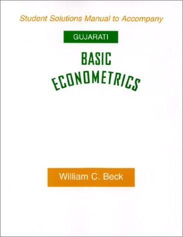 Basic Econometrics (Student Solution Manual)