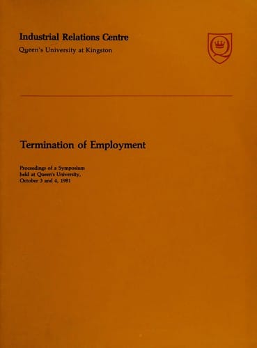 Termination of employment