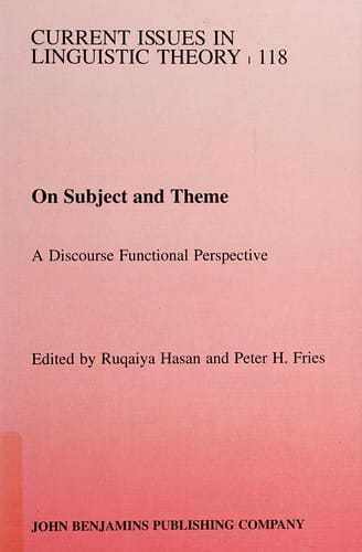 On subject and theme