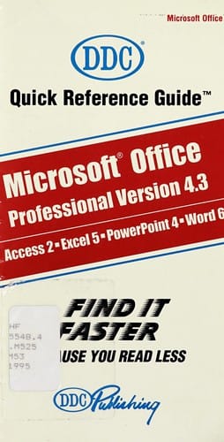 Microsoft Office Professional, version 4.3