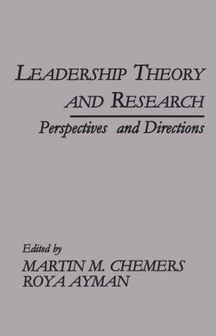 Leadership theory and research